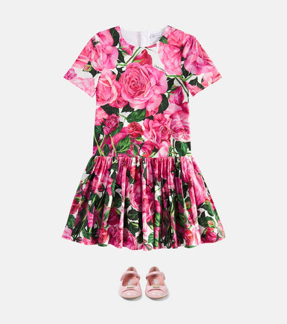 Cotton poplin dress