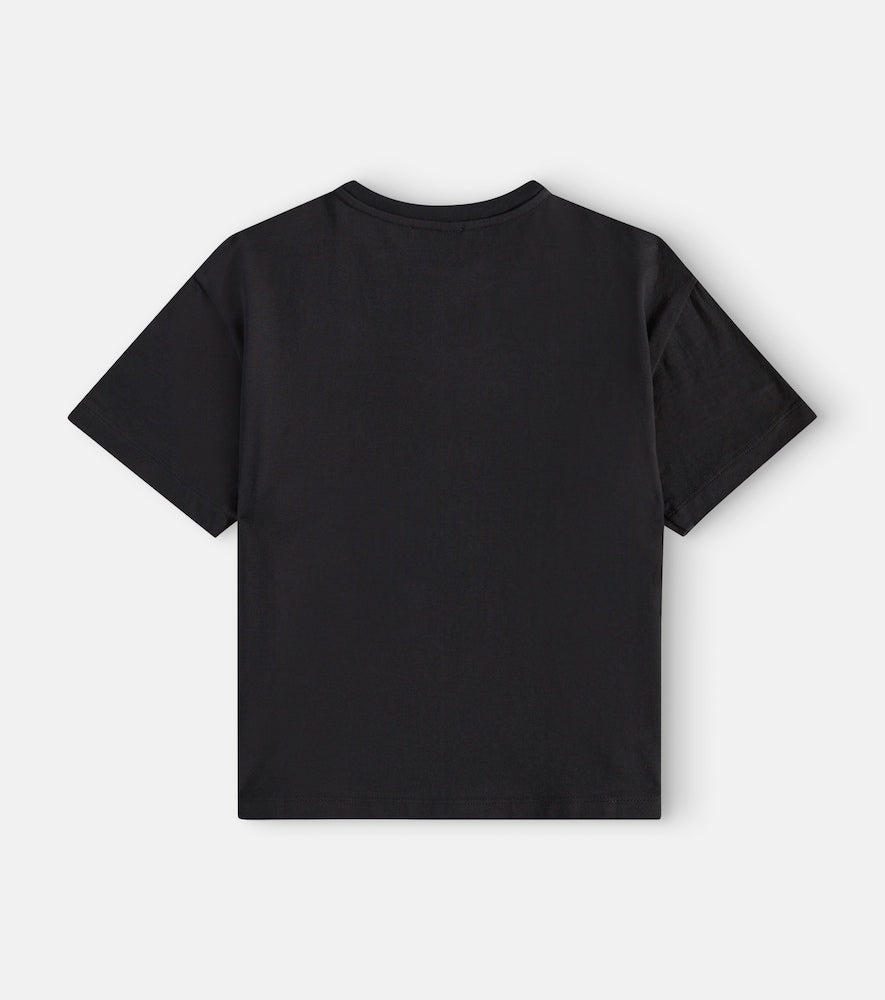 Glitter cotton jersey T-shirt