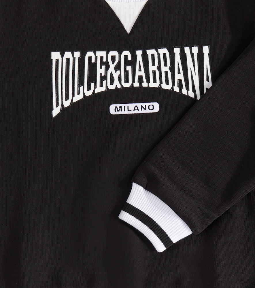 Logo cotton jersey sweatshirt