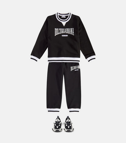 Logo cotton jersey sweatpants