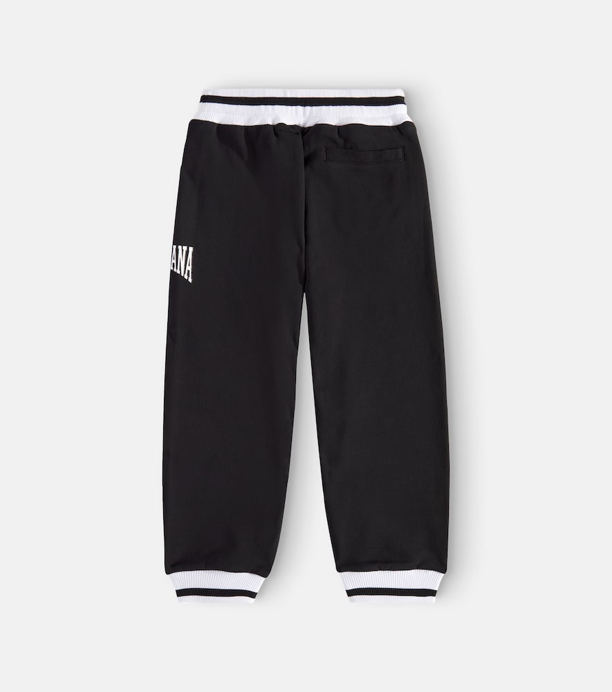 Logo cotton jersey sweatpants