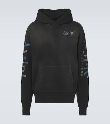 Theatre Masks cotton jersey hoodie