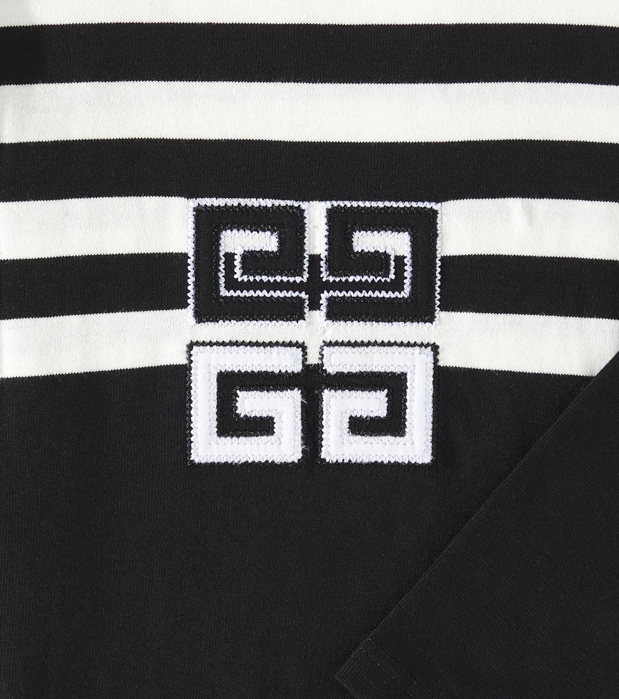 4G striped cotton dress