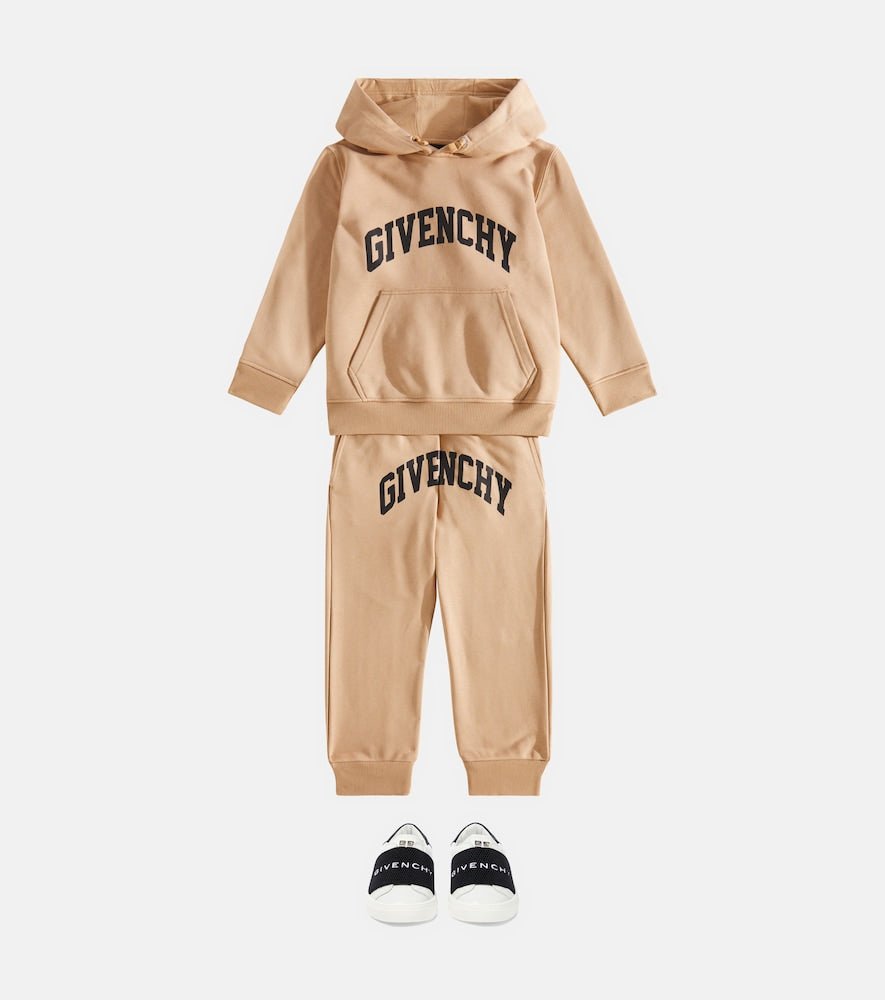 Logo cotton-blend fleece sweatpants