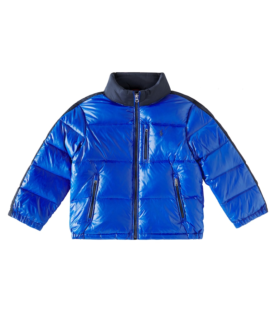 Quilted down jacket