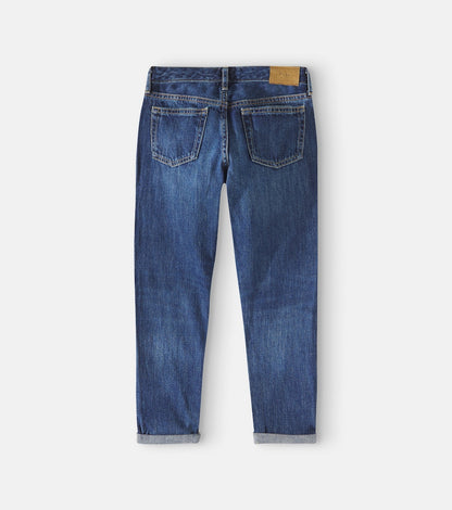 Logo printed jeans