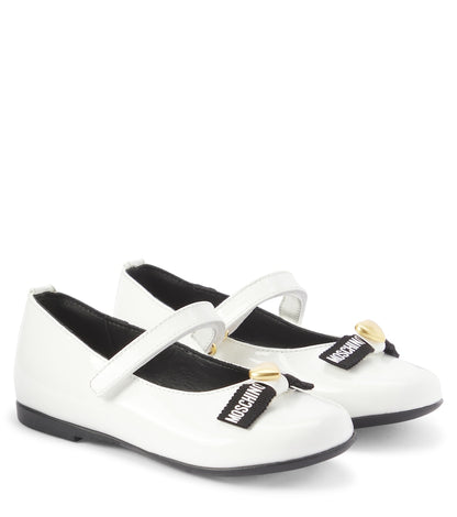 Patent leather ballet flats
