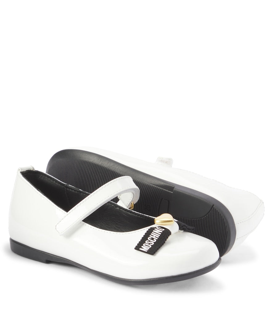 Patent leather ballet flats