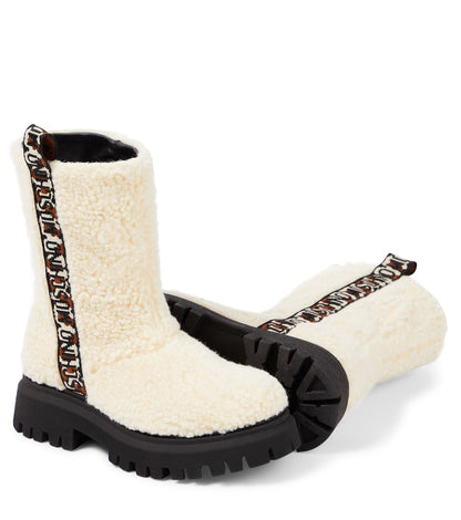Logo teddy boots