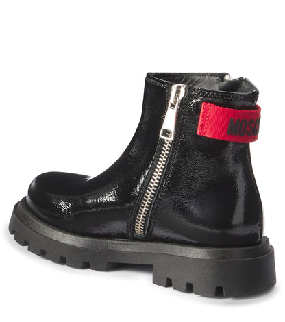 Leather ankle boots