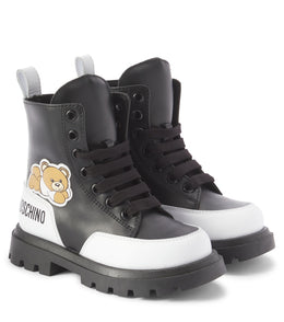 Leather ankle boots