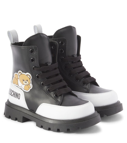 Leather ankle boots