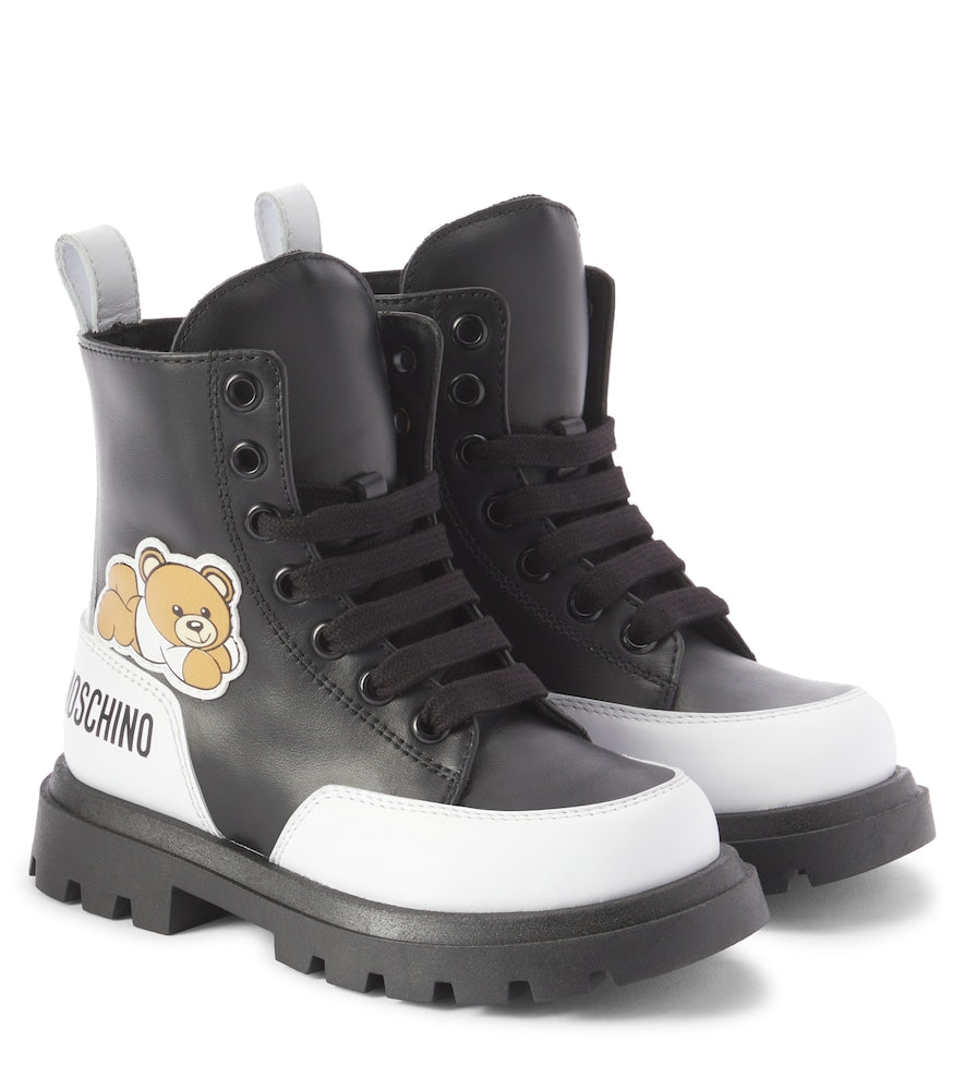 Leather ankle boots