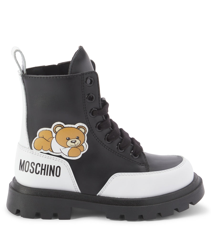 Leather ankle boots
