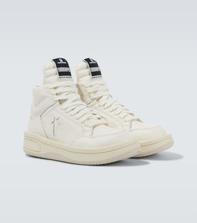 x Converse Turbowpn leather sneakers