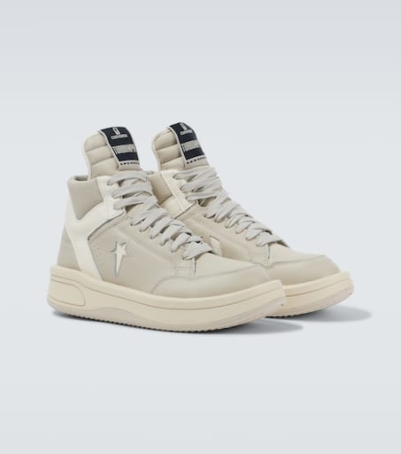 x Converse Turbowpn leather sneakers