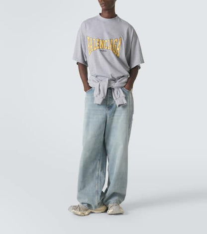 Oversized cotton jersey T-shirt