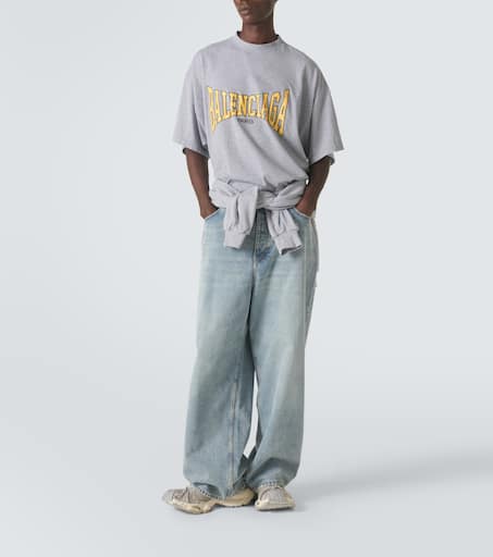 Oversized cotton jersey T-shirt