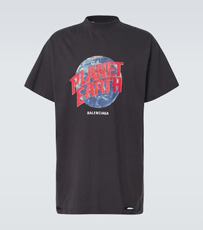 Planet Earth oversized cotton T-shirt