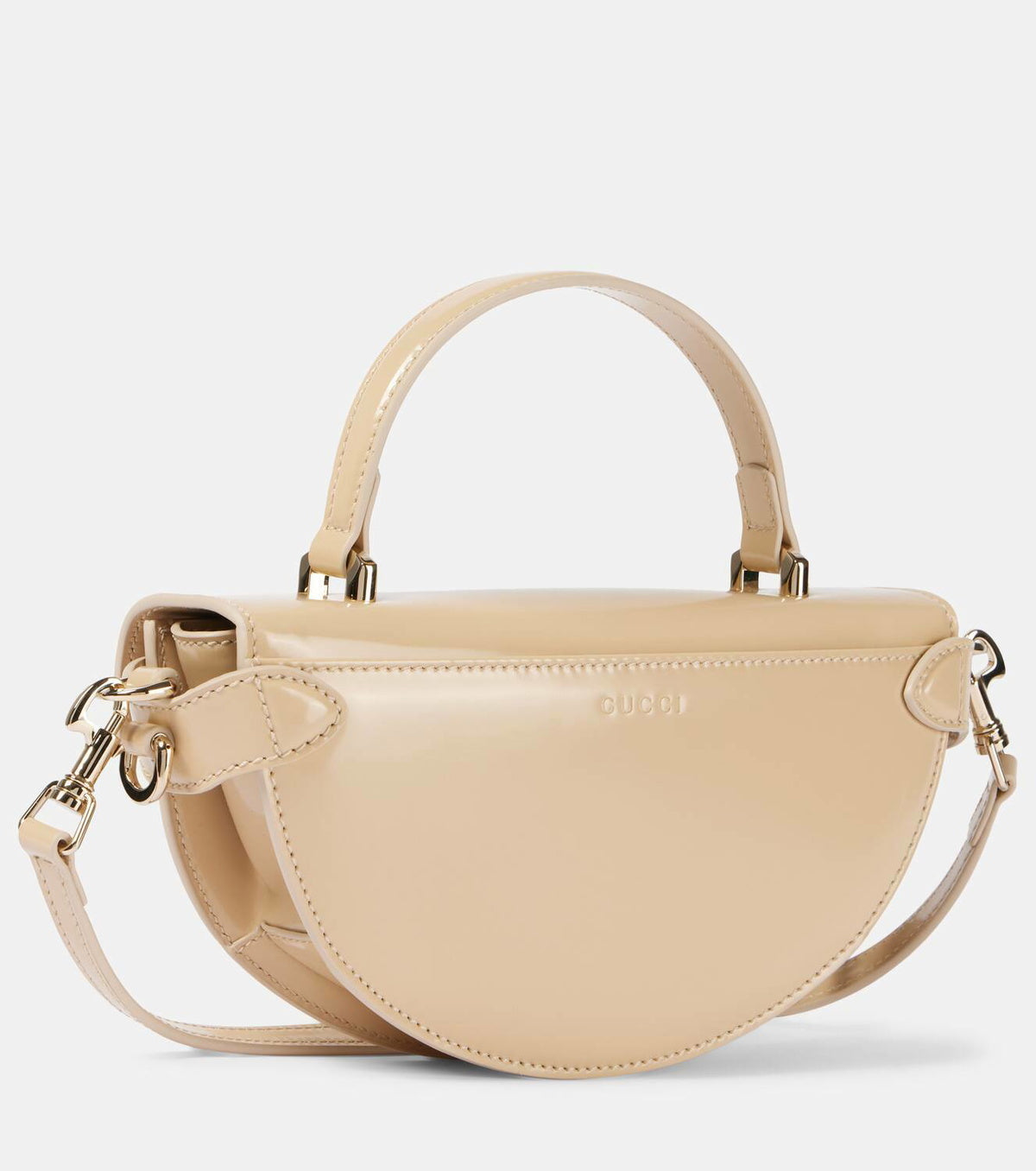 Gucci Half Moon leather shoulder bag