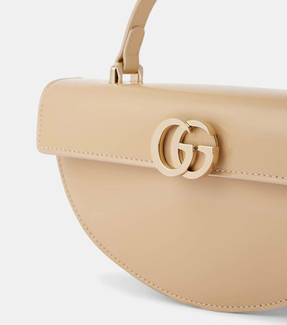 Gucci Half Moon leather shoulder bag