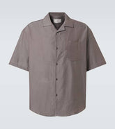 Cotton gabardine shirt