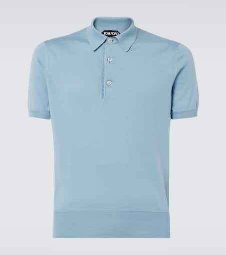 Cotton jersey polo shirt