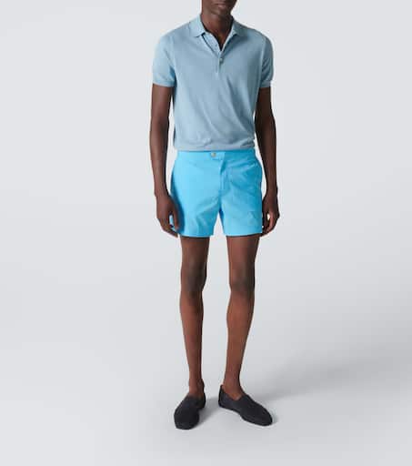 Cotton jersey polo shirt