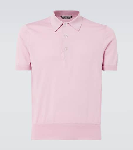 Cotton jersey polo shirt