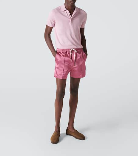 Cotton jersey polo shirt