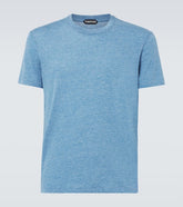 Cotton-blend jersey T-shirt