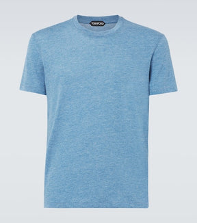 Cotton-blend jersey T-shirt