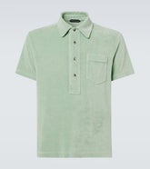 Terry polo shirt