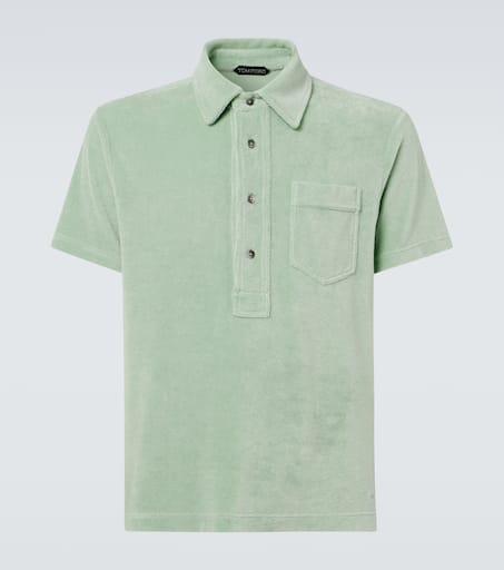 Terry polo shirt