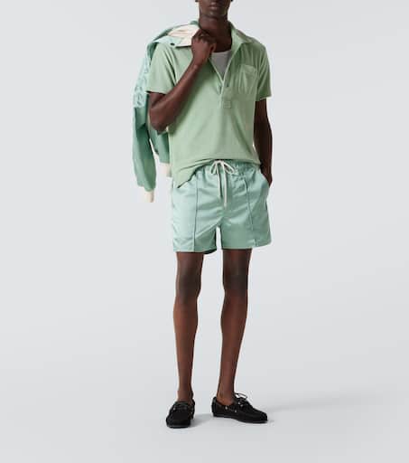 Terry polo shirt