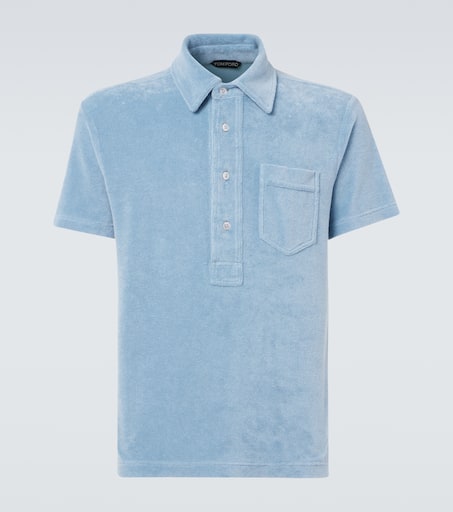 Terry polo shirt