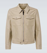 Cotton satin blouson