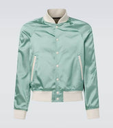 Satin bomber jacket