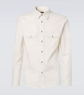 Cotton twill Western shirt