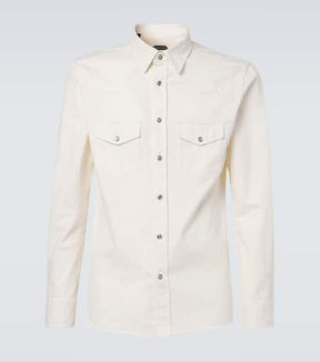 Cotton twill Western shirt