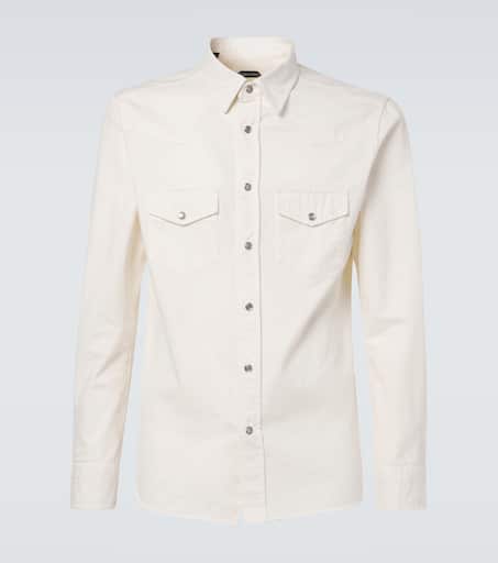 Cotton twill Western shirt