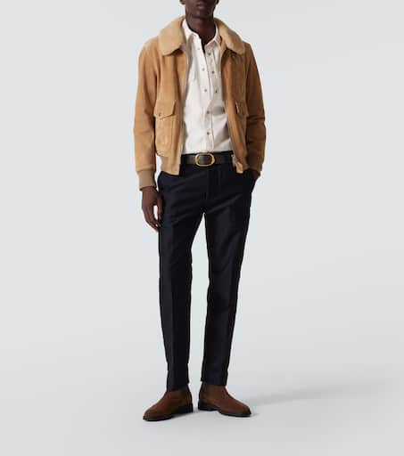 Cotton twill Western shirt
