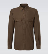 Twill overshirt