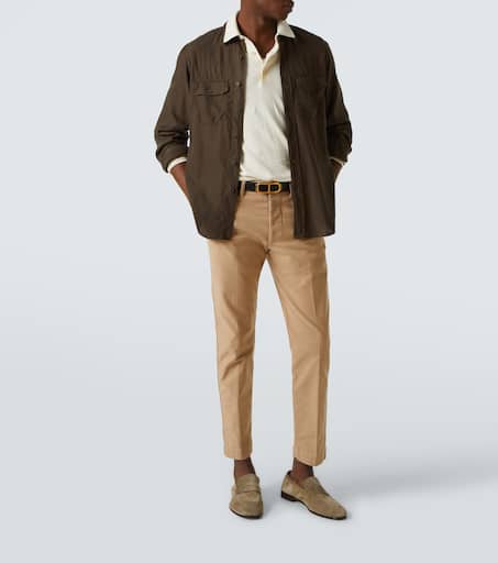 Twill overshirt