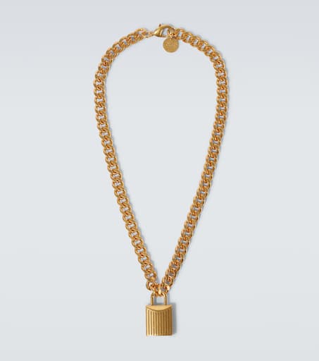 Padlock chain necklace