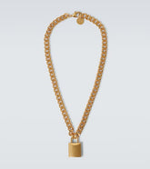 Padlock chain necklace