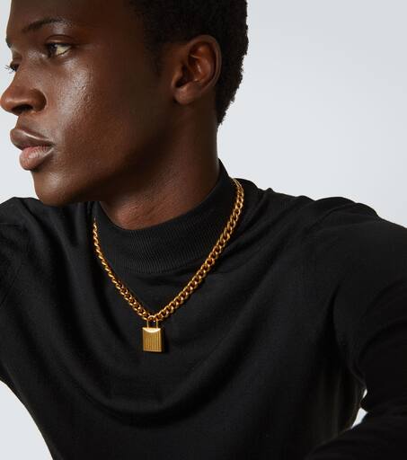 Padlock chain necklace