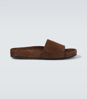 Harris suede slides