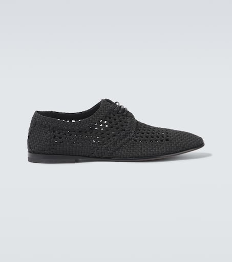 Woven Derby shoes