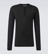 Silk Henley shirt
